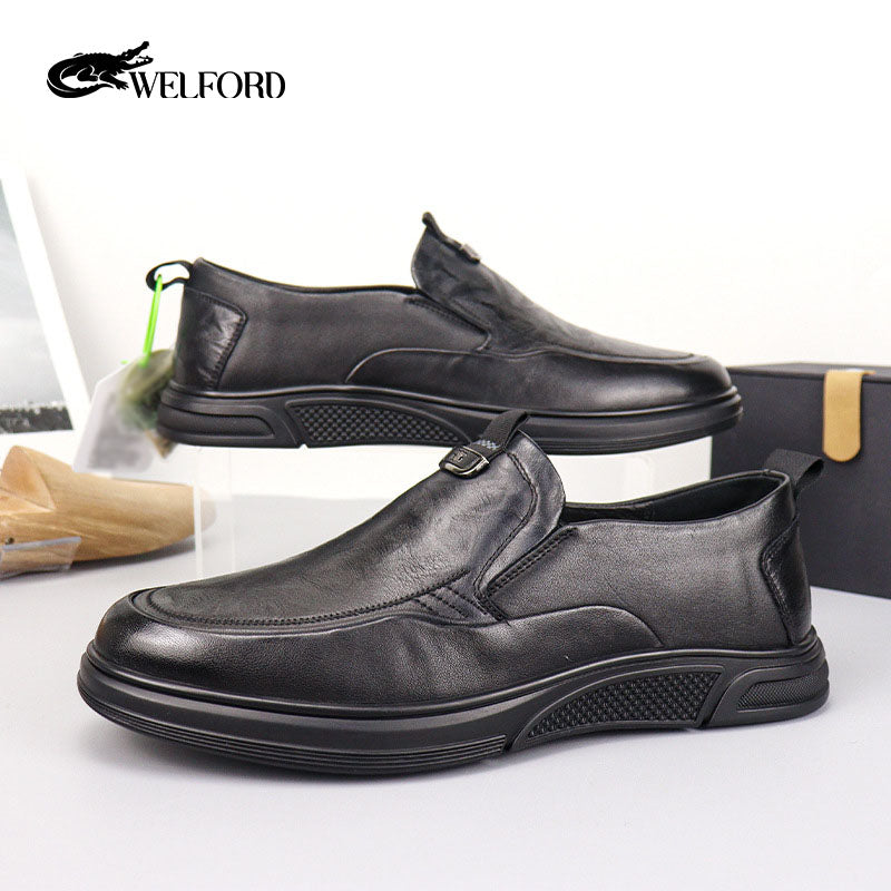 Men's fashionable business casual leather shoes