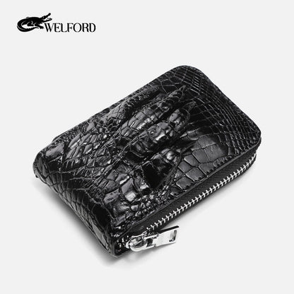 New men's business crocodile leather wallet