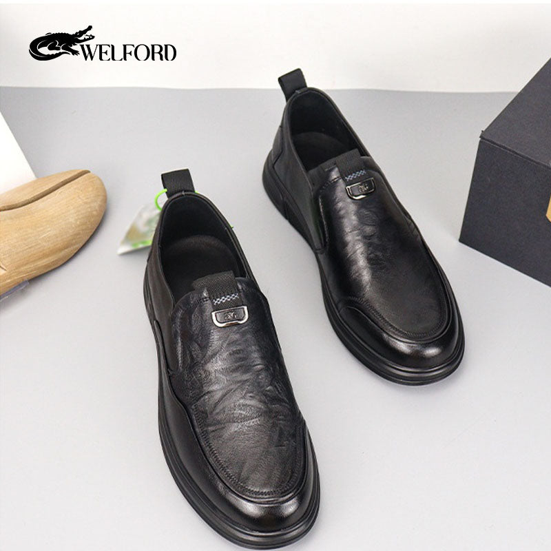 Men's fashionable business casual leather shoes