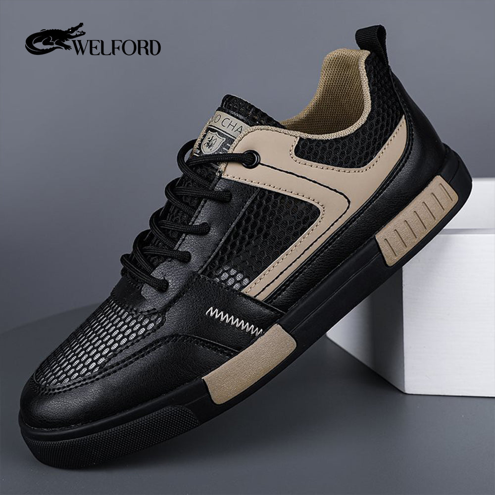 Italy fashionable mesh hollow casual shoes