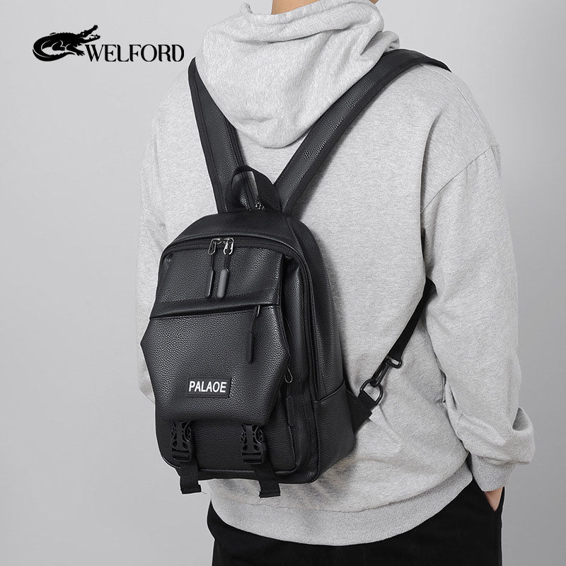 New men's casual backpack chest bag