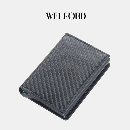 Men's card holder short automatic card holder