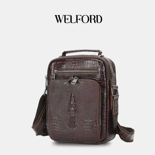 Men's vintage shoulder crossbody bag