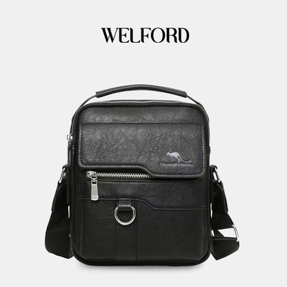 New Genuine Leather Texture Men's Business Handbag