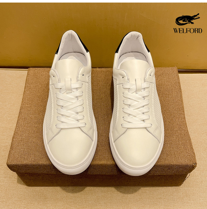 Men's Italian Handmade Summer Breathable Luxury Casual Leather Shoes