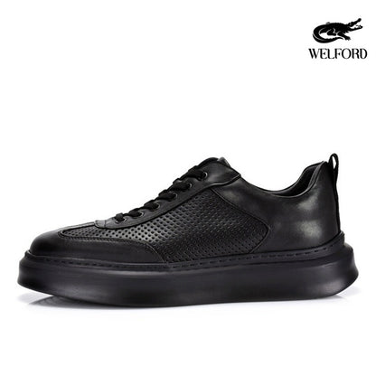 Italian Handmade Breathable Old Money Style Leather Sneakers