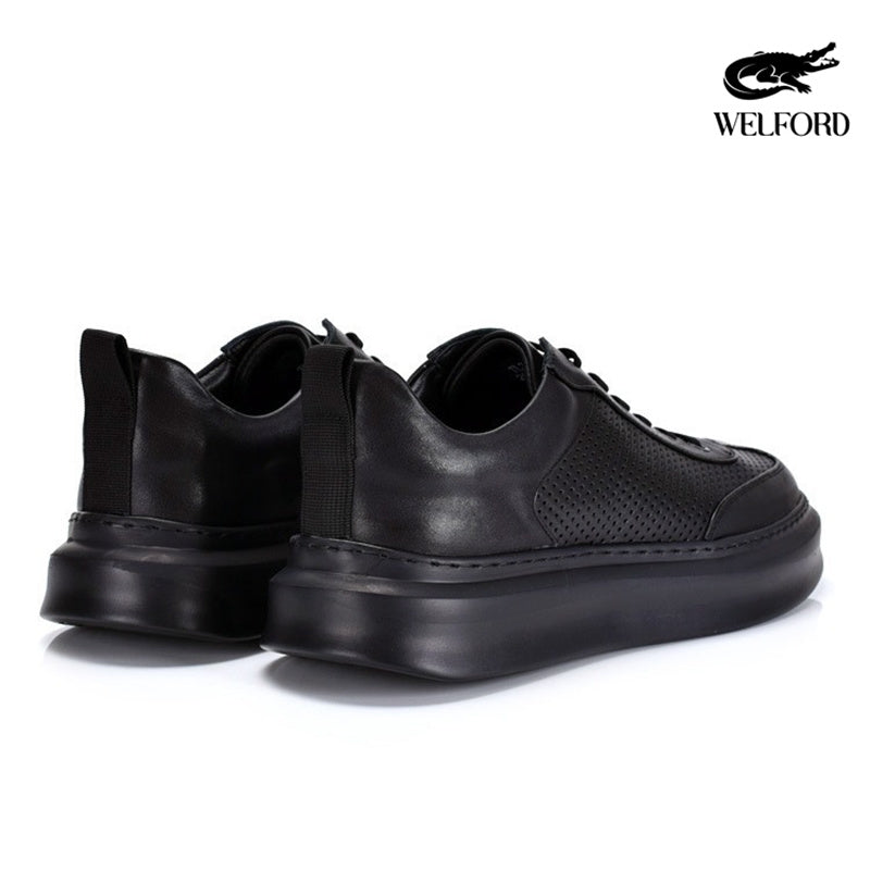 Italian Handmade Breathable Old Money Style Leather Sneakers